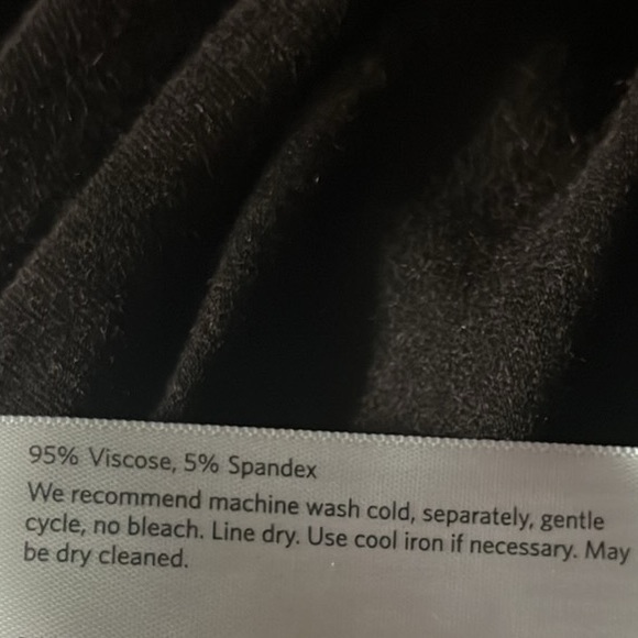 Eileen Fisher, 95% Viscose, Loungewear, Scoop Neckline Dress,Heather Burgundy,XL - Picture 6 of 6